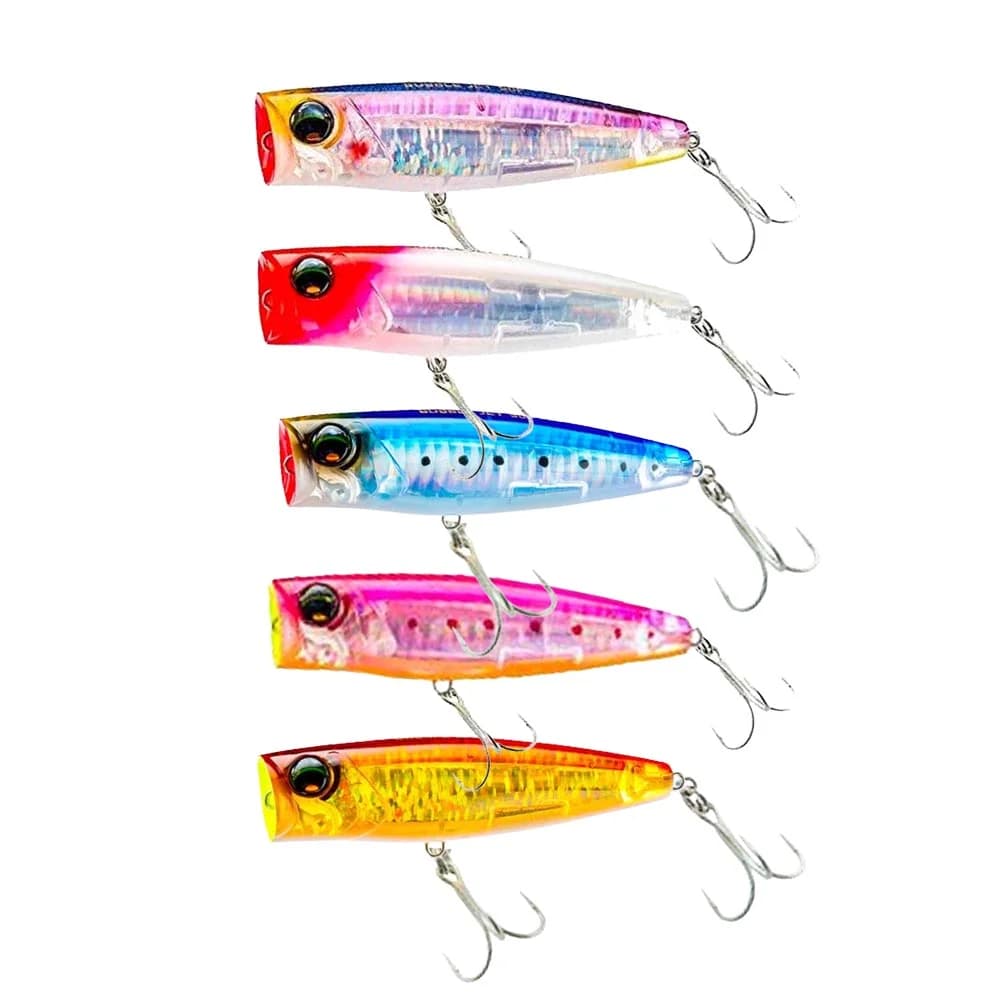 DUEL L-BLUE BUBBLE JET POPPER LURE
