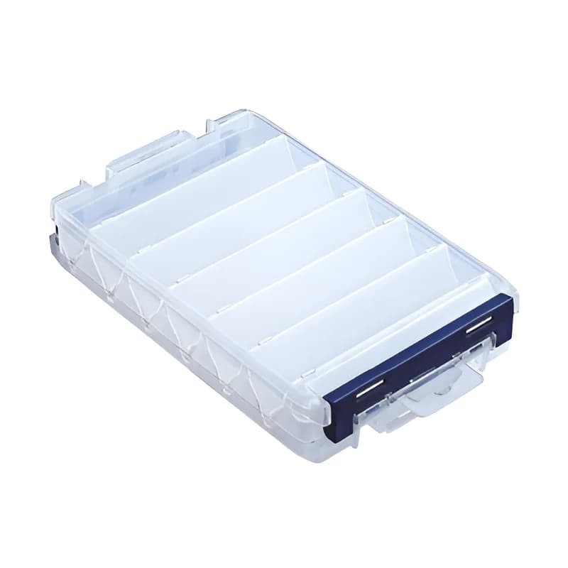 MEIHO REVERSIBLE CLEAR TWO SIDED PLASTIC LURE CASE