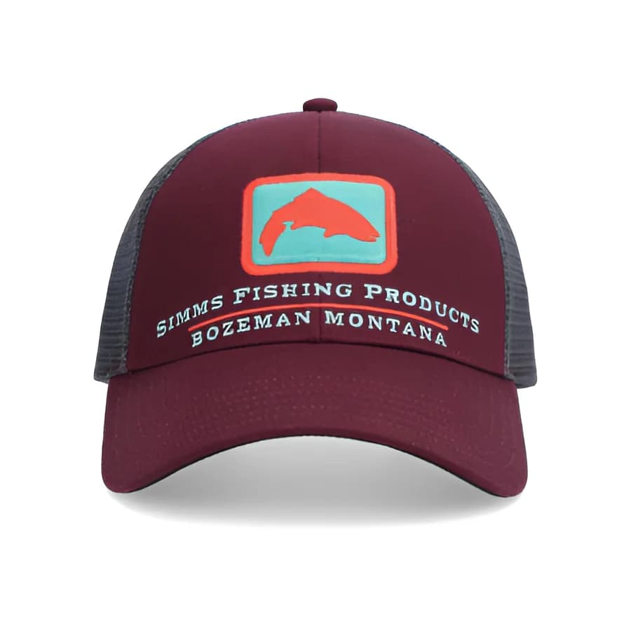 Simms Single Haul Small Fit Trucker Cap Mulberry
