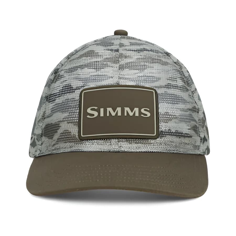 Simms Mesh All Over Trucker Tiger Camo Sand/smoke