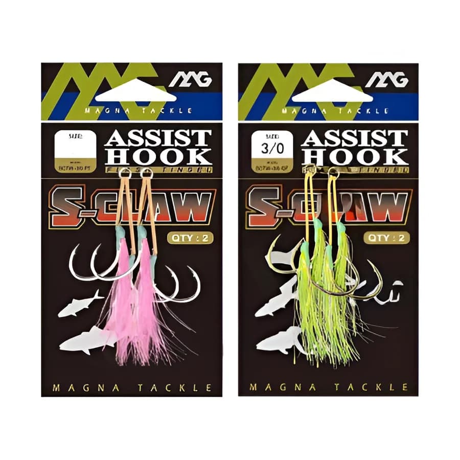 Mg Assist Hook S-claw Uv+lumo Flash Tinsel
